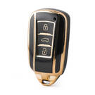 Nano – couvercle de haute qualité pour clé télécommande Dongfeng, 3 boutons, couleur noire, DF-D11J