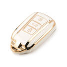 Nouveau couvercle Nano de haute qualité pour clé télécommande Dongfeng, 3 boutons, couleur blanche, DF-D11J | Clés des Émirats -| thumbnail