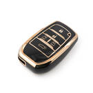 Nova capa nano de reposição de alta qualidade para chave remota Toyota 5 botões cor cinza TYT-A11J5H | Chaves dos Emirados -| thumbnail