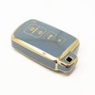 Novo aftermarket nano capa de alta qualidade para toyota camry 2012-2017 chave remota 3+1 botões cor cinza TYT-D11J Chaves dos Emirados -| thumbnail