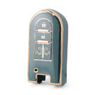 Capa nano de alta qualidade para chave remota Toyota 4 botões cor cinza TYT-G11J4B