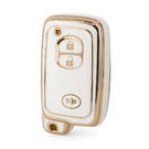 Capa nano de alta qualidade para chave remota Toyota 3 botões cor cinza TYT-H11J3B