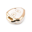 Nova capa nano de reposição de alta qualidade para chave remota Toyota 2 botões cor branca TYT-K11J2 | Chaves dos Emirados -| thumbnail