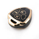 Nova capa nano de reposição de alta qualidade para chave remota Toyota 3 botões cor preta TYT-K11J3B | Chaves dos Emirados -| thumbnail