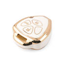 Nova capa nano de reposição de alta qualidade para chave remota Toyota 3 botões cor branca TYT-K11J3B | Chaves dos Emirados -| thumbnail