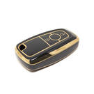 Новый послепродажный чехол Nano высокого качества для дистанционного ключа Ford с 2 кнопками черного цвета Ford-B11J2 | Ключи Эмирейтс -| thumbnail