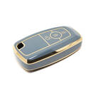 Новый послепродажный чехол Nano высокого качества для дистанционного ключа Ford с 3 кнопками серого цвета Ford-B11J3 | Ключи Эмирейтс -| thumbnail