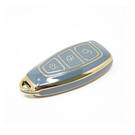 Новый послепродажный чехол Nano высокого качества для дистанционного ключа Ford с 3 кнопками серого цвета Ford-D11J | Ключи Эмирейтс -| thumbnail