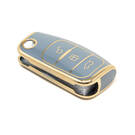 Новый Aftermarket Nano Высококачественный Чехол Для Ford Focus Раскладной Дистанционный Ключ 3 Кнопки Серого Цвета Ford-G11J | Ключи Эмирейтс -| thumbnail