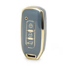 Нано-высококачественный чехол для дистанционного ключа Ford с 3 кнопками серого цвета Ford-H11J