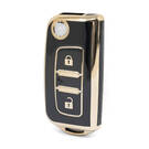 Nano – couvercle de haute qualité pour clé télécommande Foton, 2 boutons, couleur noire, FT-A11J