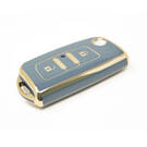 Nouveau couvercle Nano de haute qualité pour clé télécommande Foton, 2 boutons, couleur grise, FT-A11J | Clés des Émirats -| thumbnail