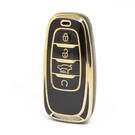 Nano – couvercle de haute qualité pour clé télécommande Hongqi, 4 boutons, couleur noire, HQ-B11J