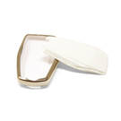 New Aftermarket Nano High Quality Cover For Geely Remote Key 4 Buttons White Color GL-B11J4A | Emirates Keys -| thumbnail
