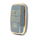 Range Rover Uzaktan Anahtar için Nano Yüksek Kaliteli Kapak 5 Düğme Gri Renk LC-A11J