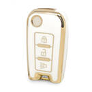 Nano – couvercle de haute qualité pour clé télécommande Venucia, 3 boutons, couleur blanche, VNC-C11J