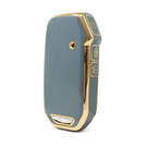 Capa nano de alta qualidade para Kia 2018-2022 chave remota 3 botões cor cinza KIA-C11J3