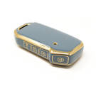 Novo aftermarket nano capa de alta qualidade para kia 2018-2022 chave remota 4 botões cor cinza KIA-C11J4A Chaves dos Emirados -| thumbnail