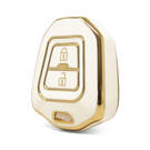 Capa Nano de alta qualidade para chave remota Isuzu 2 botões cor branca ISZ-C11J