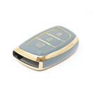 Nuova copertura aftermarket Nano di alta qualità per chiave remota Hyundai Tucson 3 pulsanti colore grigio HY-A11J3A | Chiavi degli Emirati -| thumbnail