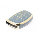 Nuova copertura aftermarket Nano di alta qualità per Hyundai Tucson Smart Remote Key 3 pulsanti Colore grigio HY-A11J3B | Chiavi degli Emirati -| thumbnail