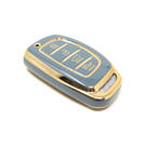 Nuova copertura aftermarket Nano di alta qualità per Hyundai Tucson Smart Remote Key 4 pulsanti Colore grigio HY-A11J4A | Chiavi degli Emirati -| thumbnail