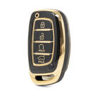 Cover Nano di alta qualità per chiave remota Hyundai Smart 4 pulsanti colore nero HY-A11J4B