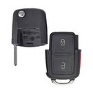 New Aftermarket Volkswagen Flip Remote Key Shell 2+1 Buttons with Header High Quality, Mk3 Remote Key Cover, Key Fob Shells Replacement At Low Prices. -| thumbnail