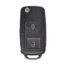 Volkswagen Flip Remote Key Shell 2+1 Buttons with Header