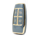 Cover Nano di alta qualità per chiave remota Hyundai Genesis 4 pulsanti colore grigio HY-I11J4B