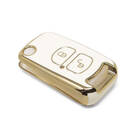 غطاء نانو جديد عالي الجودة لما بعد البيع لمفتاح التحكم عن بعد FAW Flip 2 أزرار لون أبيض FAW-A11J | مفاتيح الإمارات -| thumbnail