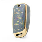 غطاء نانو عالي الجودة لمفتاح ريموت تشانجان 4 ازرار لون رمادى CA-D11J