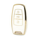 غطاء نانو عالي الجودة لمفتاح ريموت الحائط العظيم 3 ازرار لون ابيض GW-B11J3