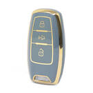 غطاء نانو عالي الجودة لمفتاح ريموت الحائط العظيم 3 ازرار لون رمادي GW-B11J3