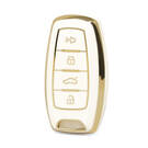 غطاء نانو عالي الجودة لمفتاح ريموت الحائط العظيم 4 ازرار لون ابيض GW-B11J4