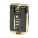 غطاء نانو عالي الجودة لمفتاح ريموت الحائط العظيم 4 ازرار لون اسود GW-C11J