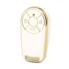 غطاء نانو عالي الجودة لمفتاح ريموت الحائط العظيم 4 ازرار لون ابيض GW-D11J