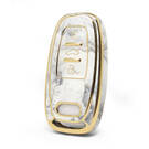 Cover in marmo Nano di alta qualità per chiave telecomando Audi 3 pulsanti colore bianco Audi-A12J