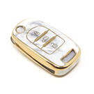 غطاء رخامي نانو عالي الجودة جديد لما بعد البيع لمفتاح باوجون فليب البعيد 3 أزرار اللون الأبيض BJ-B12J | مفاتيح الإمارات -| thumbnail