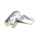 New Aftermarket Nano High Quality Marble Cover For Perodua Remote Key 3 Buttons White Color PRD-C12J3 | Emirates Keys -| thumbnail