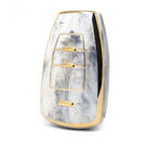 غطاء نانو رخام عالي الجودة لمفتاح ريموت بايك 4 ازرار لون ابيض BQ-A12J