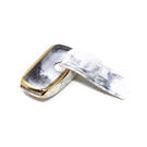 New Aftermarket Nano High Quality Marble Cover For Mercedes Benz Remote Key 3 Buttons White Color Benz-B12J3 | Emirates Keys -| thumbnail