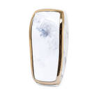 Capa de mármore nano para chave remota Benz 4B branco Benz-B12J4 | MK3 -| thumbnail