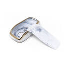 New Aftermarket Nano High Quality Marble Cover For Mercedes Benz Remote Key 4 Buttons White Color Benz-B12J4 | Emirates Keys -| thumbnail