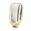 غطاء نانو رخام عالي الجودة لمفتاح ريموت دونج فينج 3 ازرار لون ابيض DF-D12J