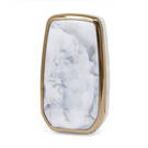 Capa de mármore nano para chave remota Toyota 3B branca TYT-A12J3H | MK3 -| thumbnail