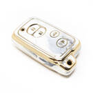 Novo aftermarket nano capa de mármore de alta qualidade para chave remota toyota 4 botões cor branca TYT-H12J4 Chaves dos Emirados -| thumbnail