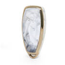 Нано-мраморный чехол для дистанционного ключа Ford 3B, белый Ford-D12J | МК3 -| thumbnail