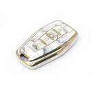 New Aftermarket Nano High Quality Marble Cover For Geely Remote Key 4 Buttons White Color GL-B12J4A | Emirates Keys -| thumbnail