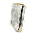 Nano High Quality Marble Cover For Lexus Remote Key 4 Buttons White Color LXS-B12J4